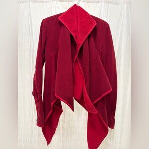 lululemon athletica Bright Red Plush Jacket/Wrap